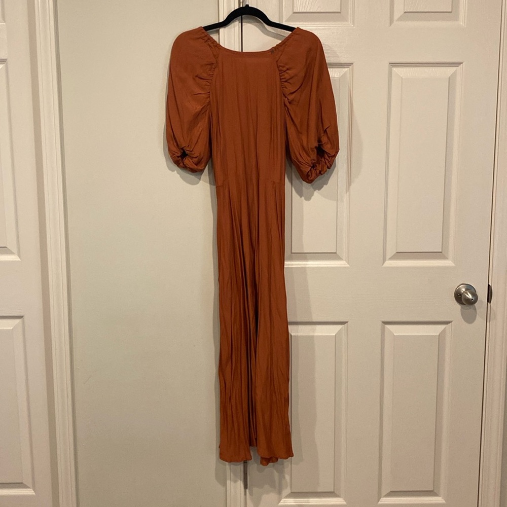 A new day ankle length orange dress